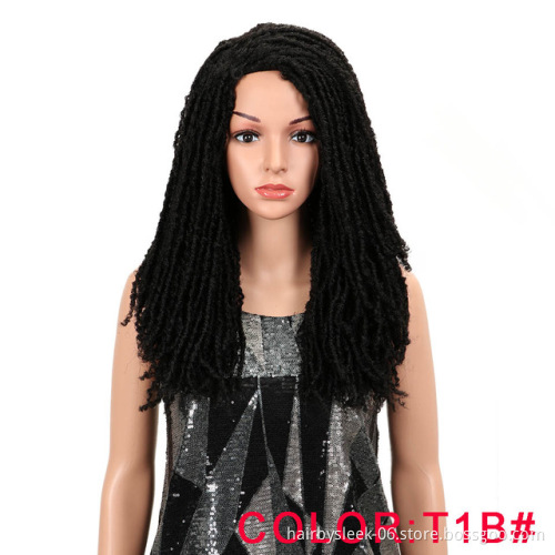 MAGIC Curl 22 Inch Synthetic wigs Dreadlocks Braid Hair For Black Women Long Twist Jumbo Dread  Crochet Wigs Faux Locs Hair